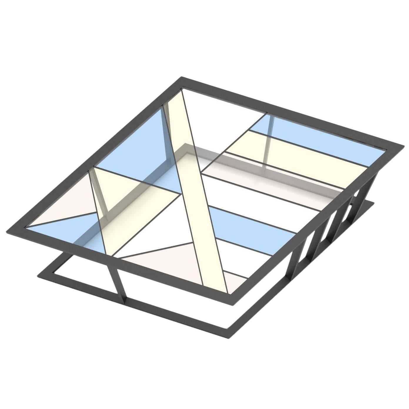 Stained Glass Coffee Table, Santissimi I, Serena Confalonieri at 1stDibs