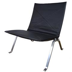 Danish Pk-22 Lounge Chair by Poul Kjærholm for E.Kold Christensen