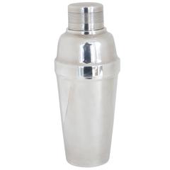 Retro French Silver Plate Oversize Cocktail Shaker by Ercuis
