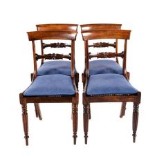 Set of Four English Rosewood Chairs Circa 1835