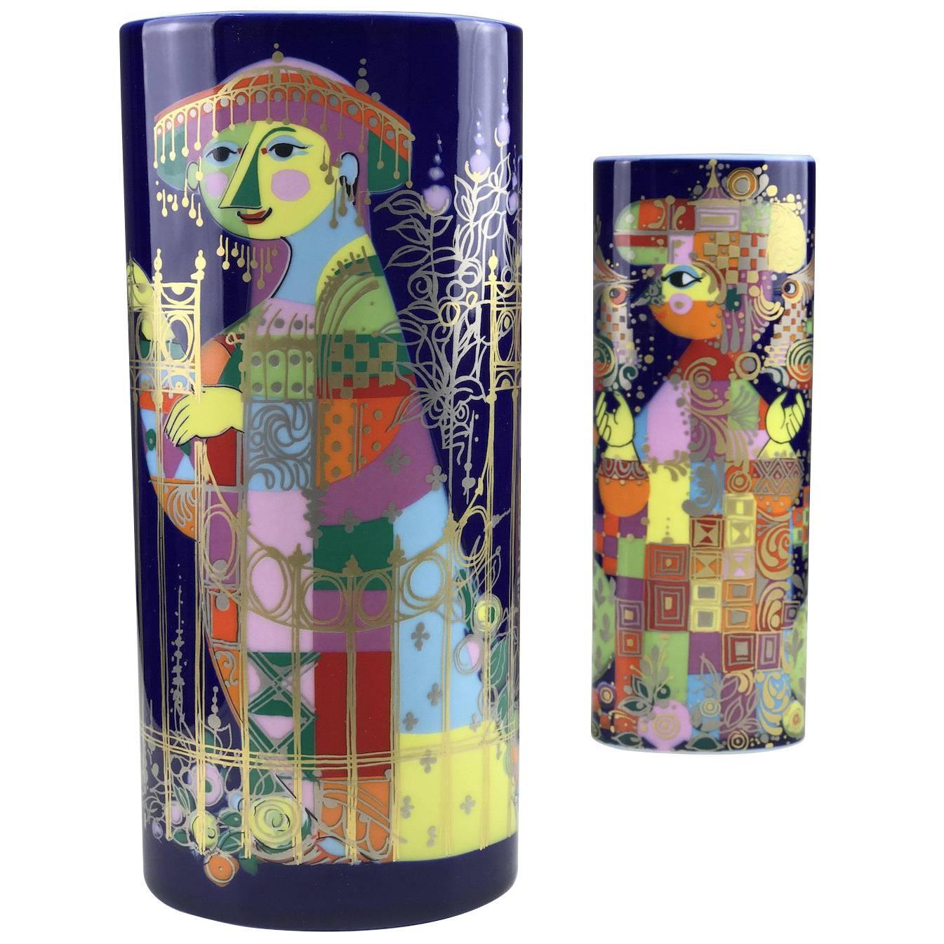 Two Vases by Björn Wiinblad for Rosenthal