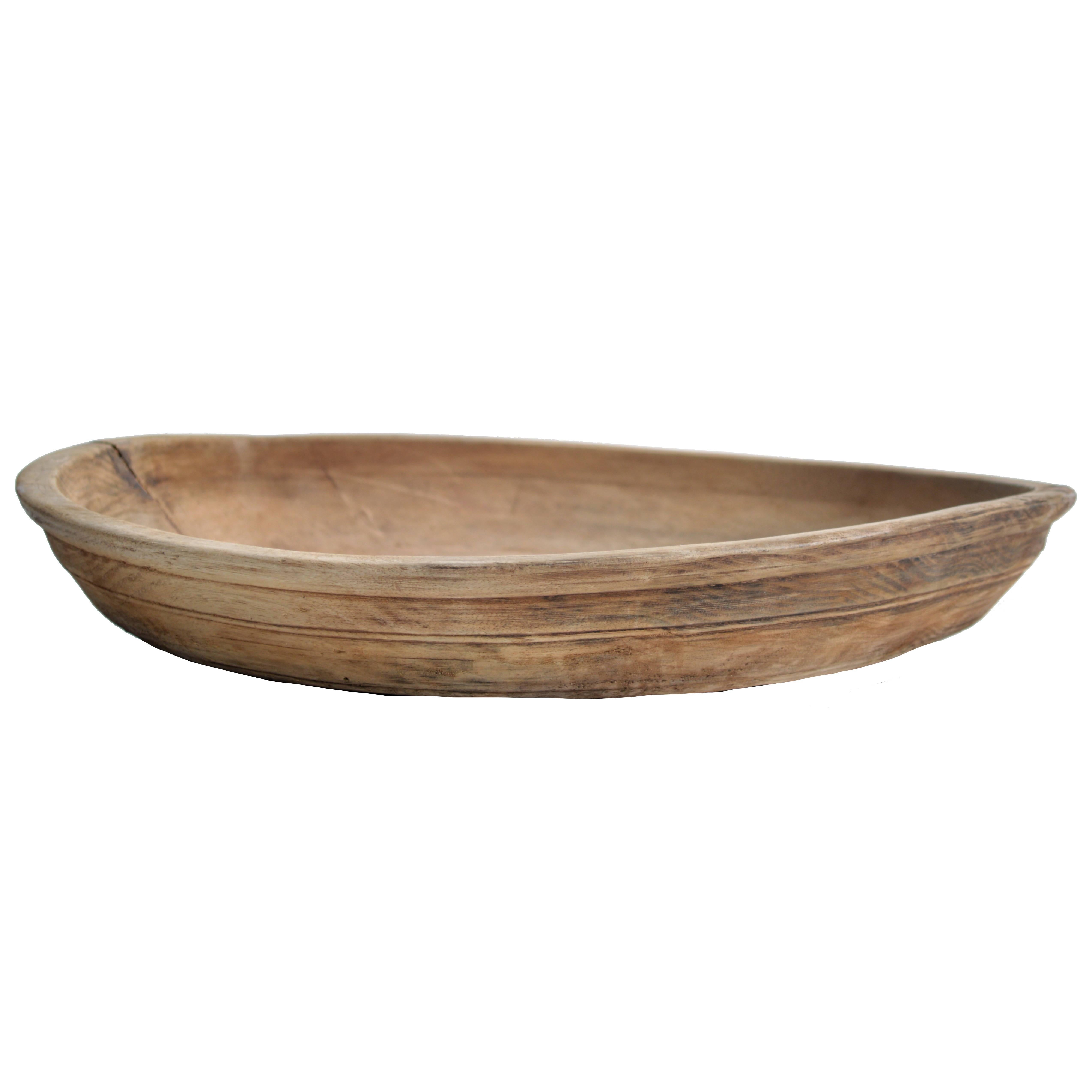 Carved Wood Bowl from Iran