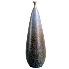 Unique Stoneware Vase with Crystalline Glaze by Wendelin Stahl