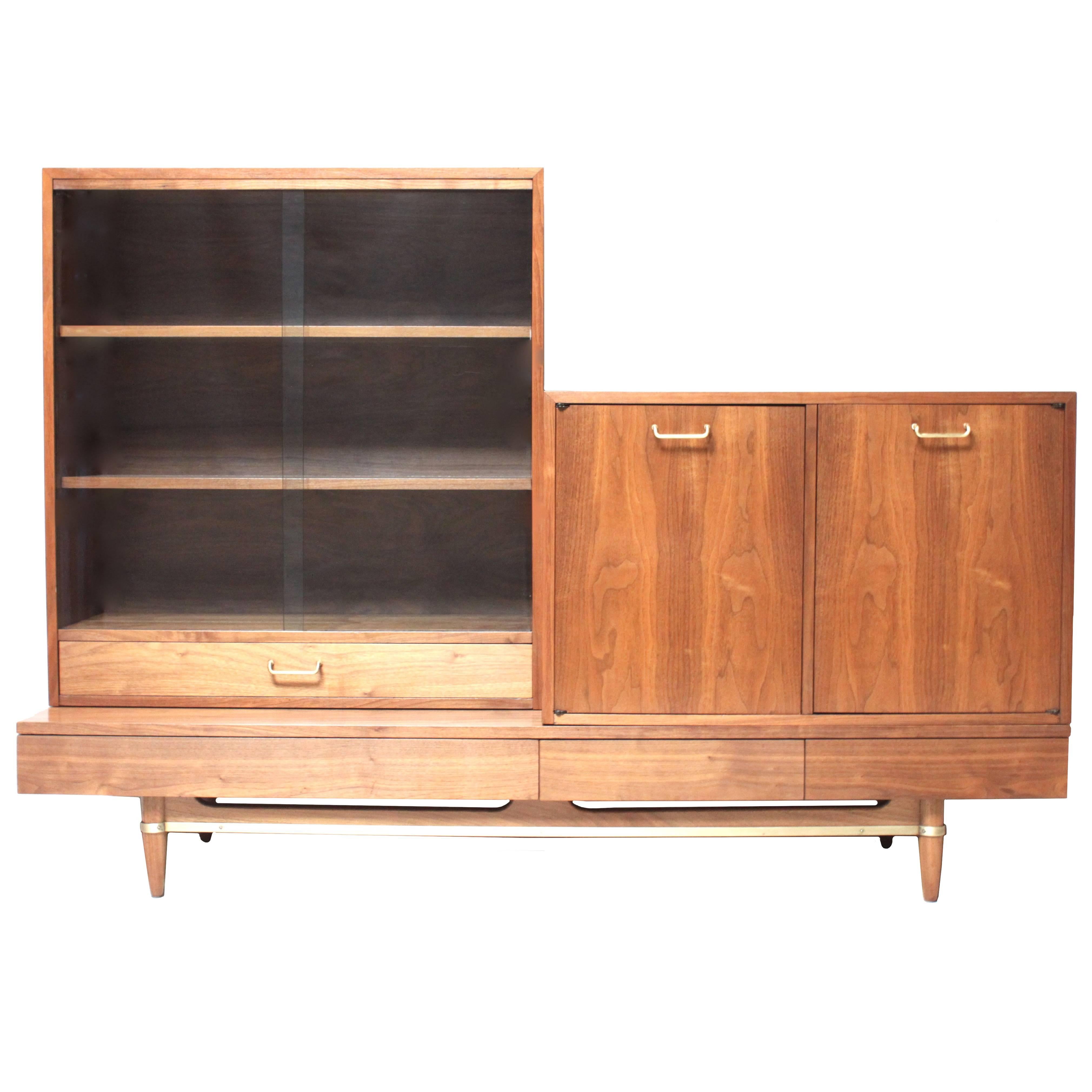 Mid-Century Wall Unit by American of Martinsville