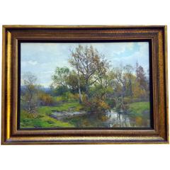 Antique Hugh Bolton-Jones Signed Landscape