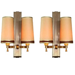 Maxime Old, Pair of Sconces, 1946
