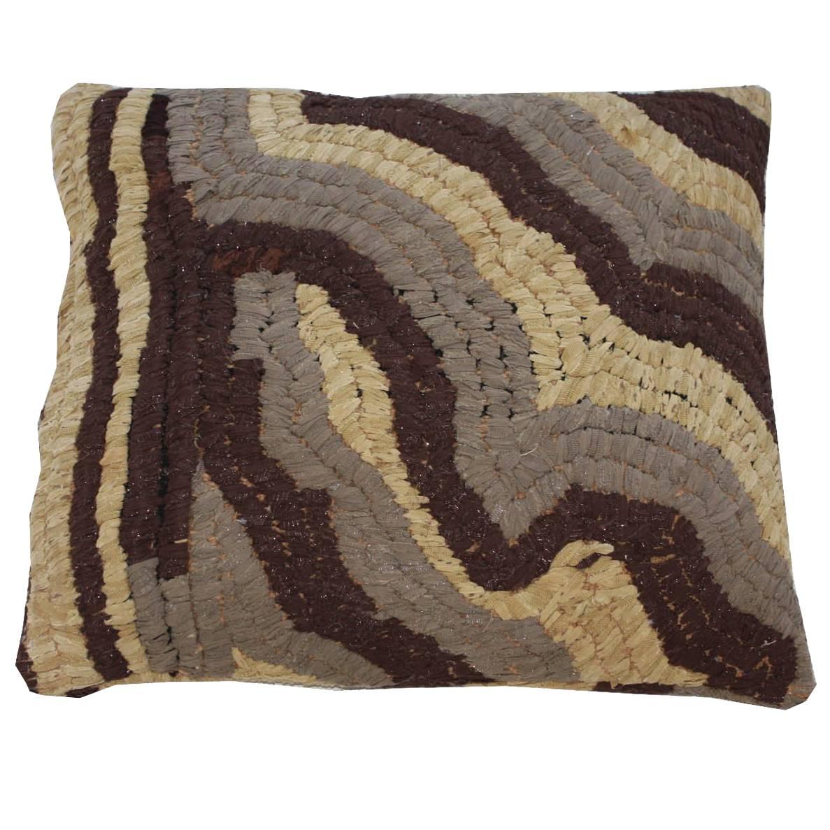 Vintage Textile Floor Pillow