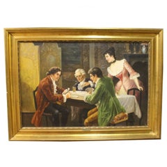 Oil Painting on Canvas by Jan Van Mans, 1930s