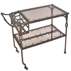 Spanish Wrought Iron Drinks Trolley, circa 1950 5