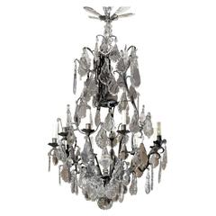 Early 20th Century Louis XV Style Crystal and Bronze Chandelier 12