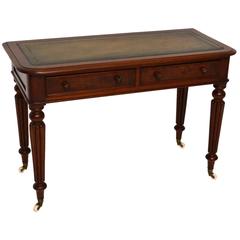 Antique William IV Mahogany Desk / Writing Table