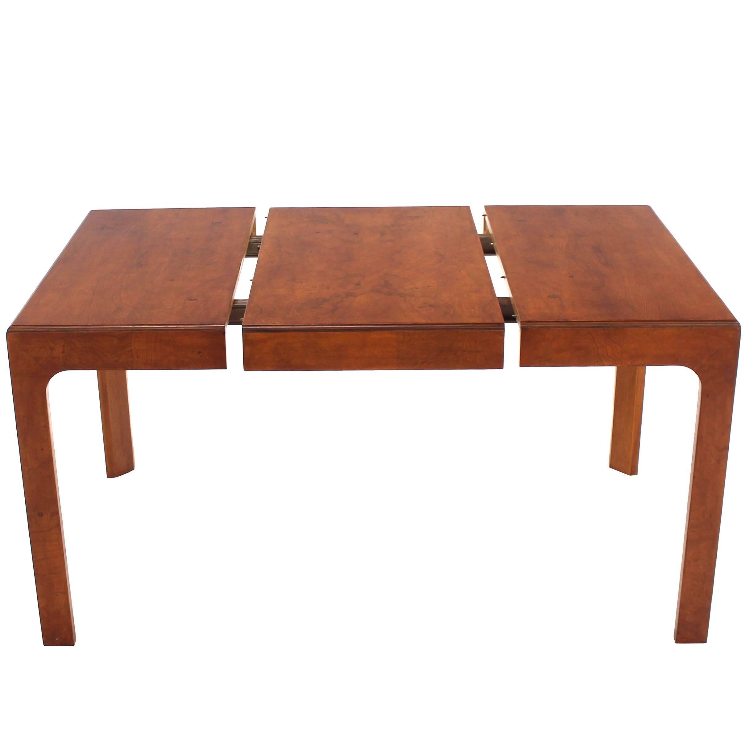 Henredon Square Dining Table with One Extension Board