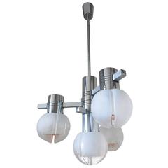 Italian Mid-Century Chandelier by Mazzega 10
