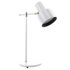 Lento Table Lamp, Jo Hammerborg, 1969. Rare Danish Mid-Century White Table Lamp 12