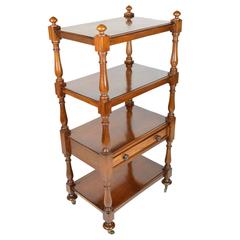 19th Century English Mahogany Trolley or Dumbwaiter