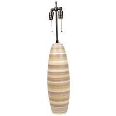 Mid-Century Modern Pottery Table Lamp 9