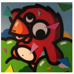 Peinture d'un artiste graffiti français de Pec Knar