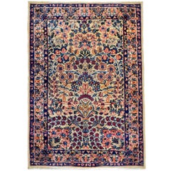 Exquisite early 20th Century Lavar Kirman Rug