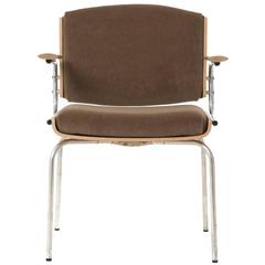 Chrome Legged Occasional Armchair 8