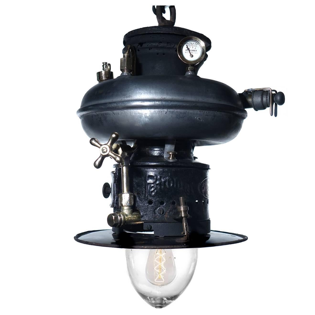 Rare Petromax with Donut Tank, Electrified