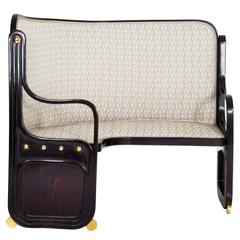 Rare Corner Bench J&J Kohn and Koloman Moser Mode nr. 413, circa 1900 10