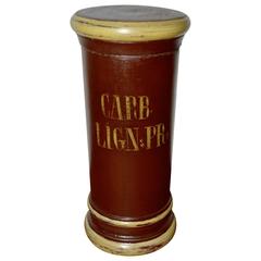 18th Century Wooden Apothecary Jar 10