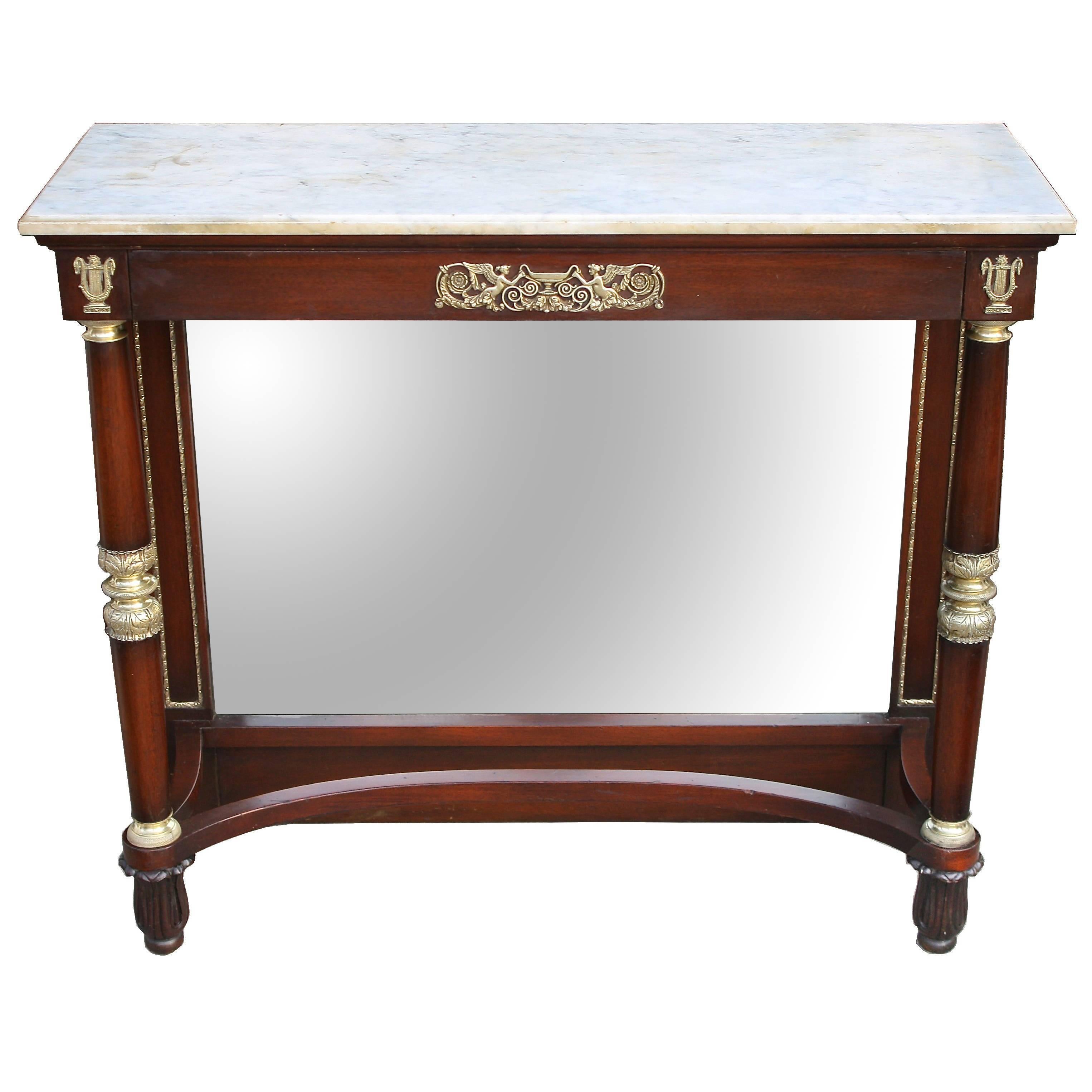 French Restauration Period Pier Table For Sale