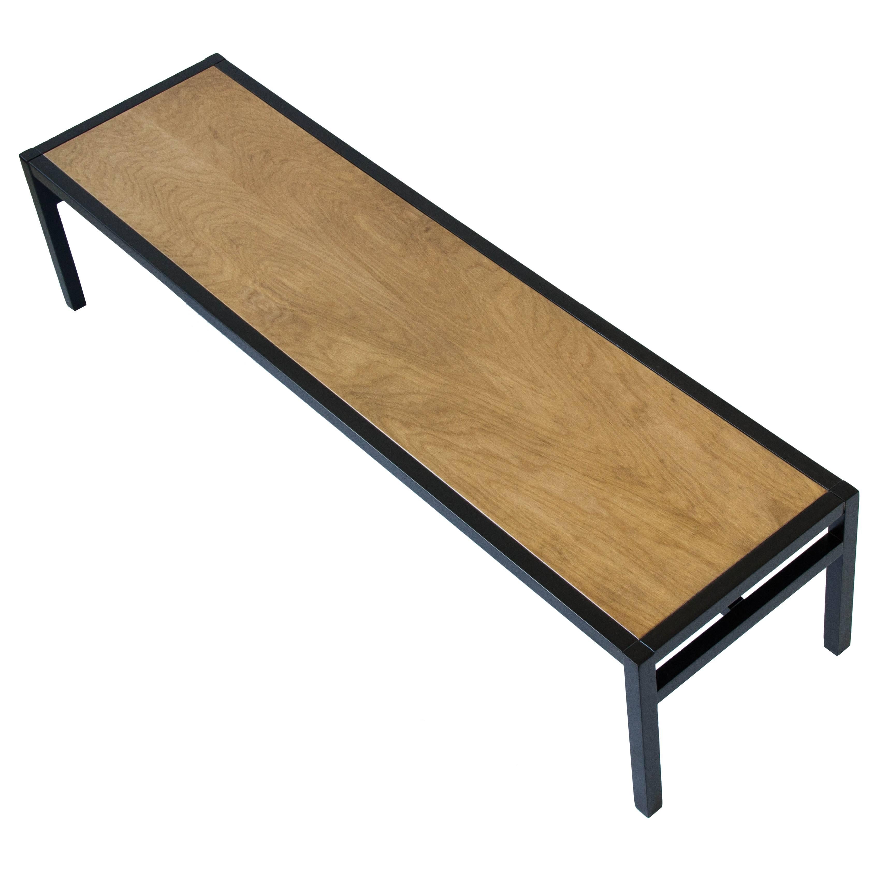 Coffee Table with Ebonized Frame