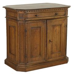 Used 17th Century Solid Walnut Cupboard from Central Italy