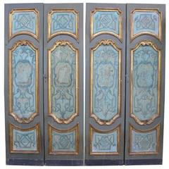Antique Lacquered Double Doors 4