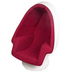 Retro Mid-Century Modern Lee West Stereo Egg Chair