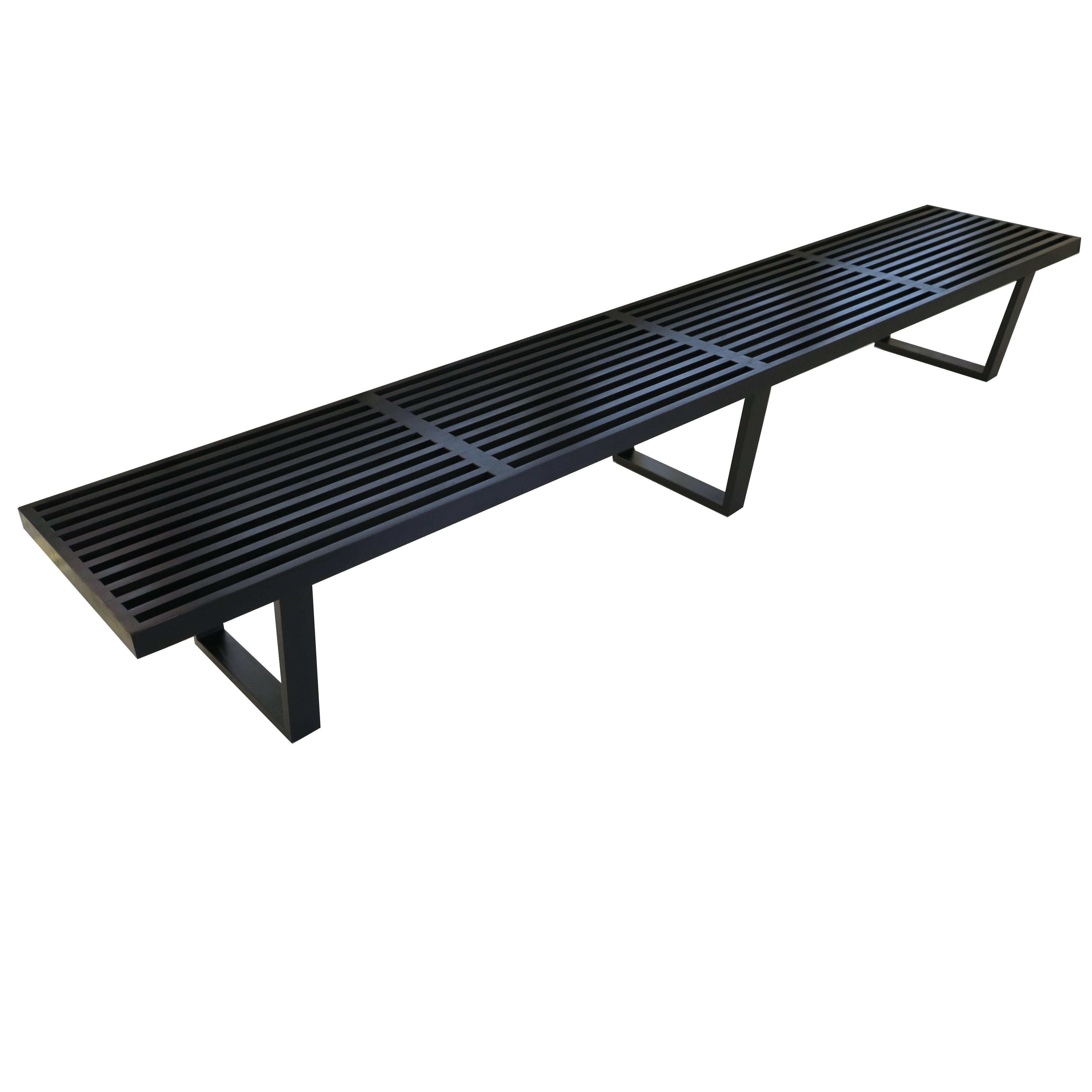 Classic George Nelson Slat Bench, circa 1950s