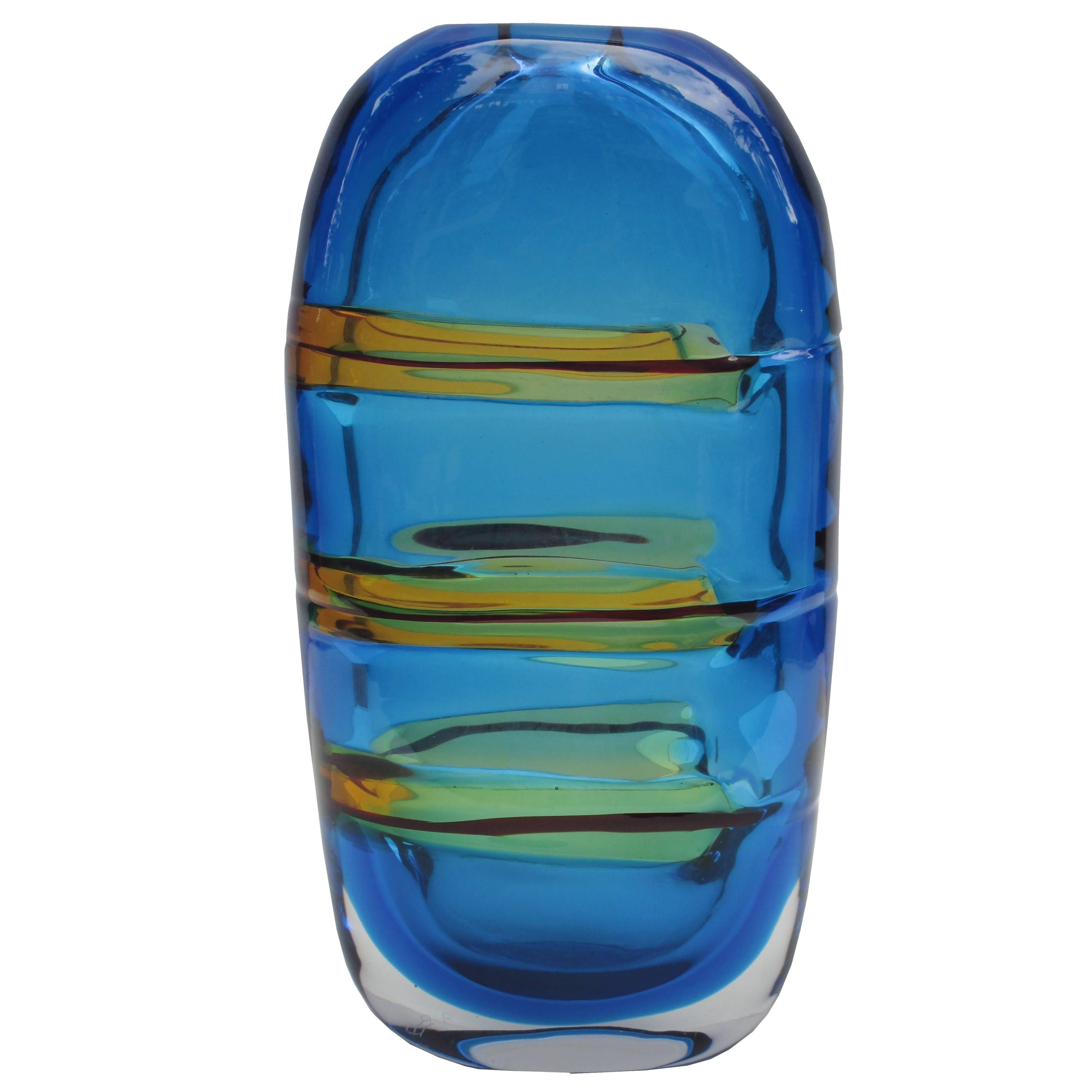 Art Glass Vase by Barbini