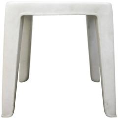 Spectacular Carved Solid Marble Occasional Table