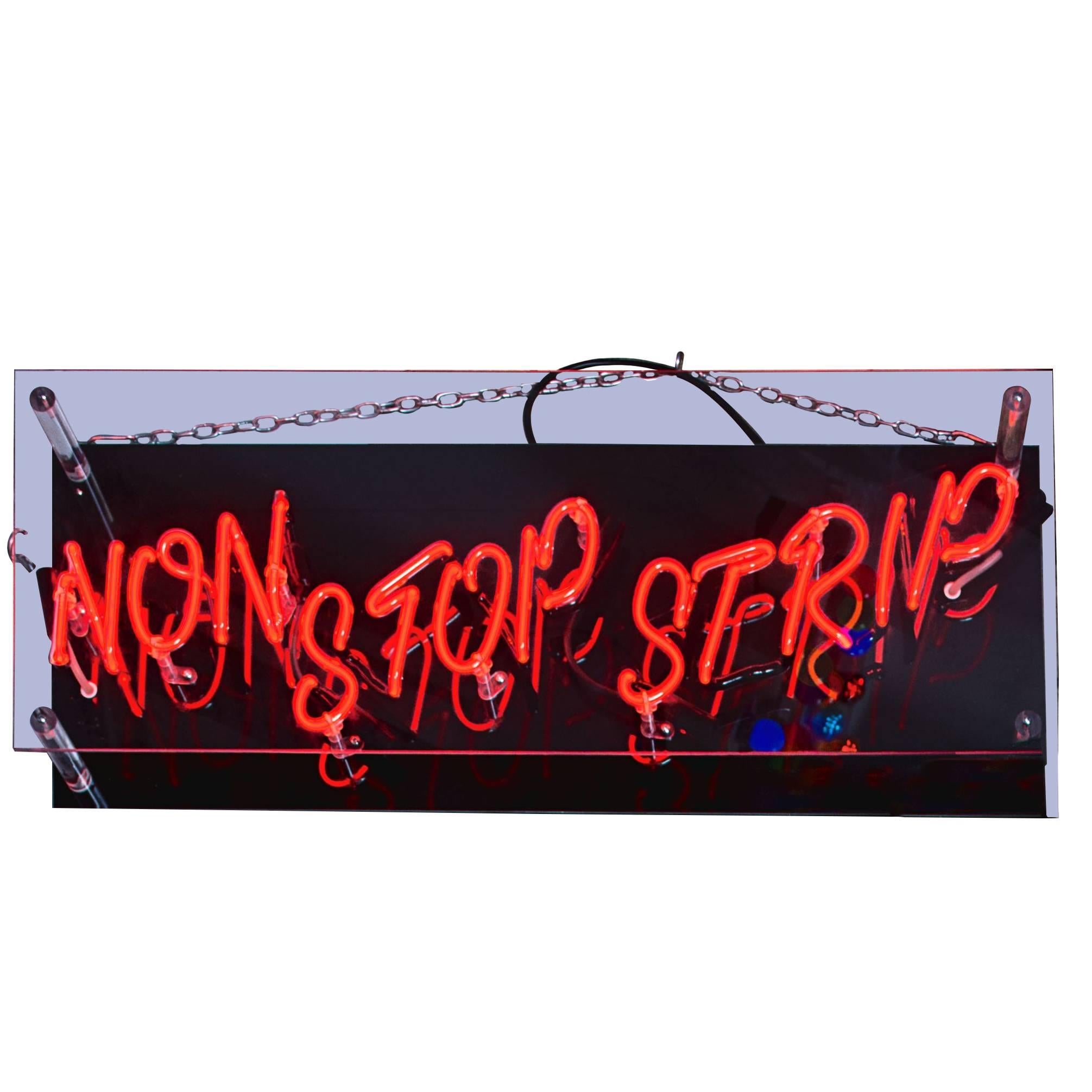 Non Stop Strip Red Neon by Gods Own Junkyard For Sale