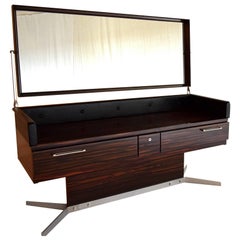 Mid Century Modern Ebony Vanity