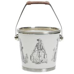Scandinavian Silver Mounted Figural Ice Bucket 6