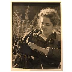 Korda Cuban Revolution Photograph of Woman Fighter