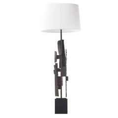 Mid-Century Modern Brutalist Lamp