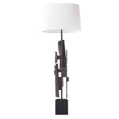 Mid-Century Modern Brutalist Lamp 8