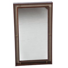 Danish Modern Rosewood Back Lit Mirror