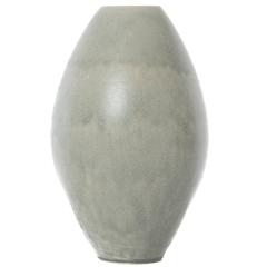 Large Dove Grey Egg Vase