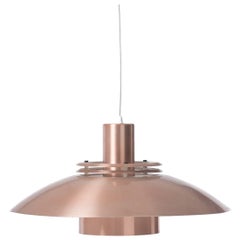 Danish Modern Rose Gold Tone Pendant