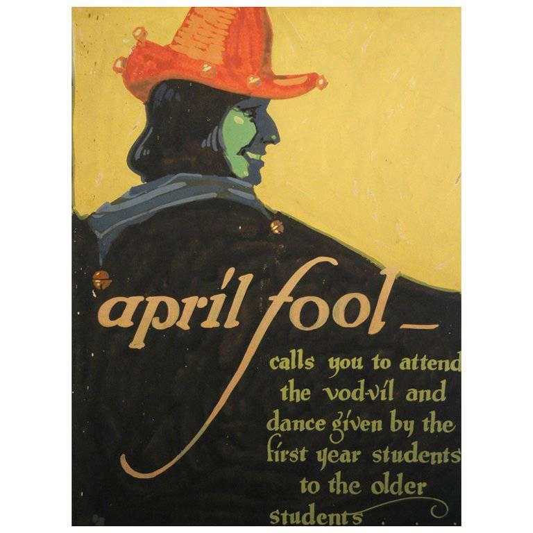 "April Fool, " Original Painting for Pennsylvania Academy Dance