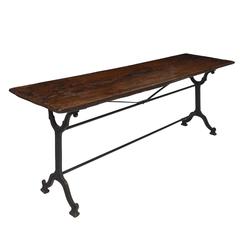 Antique French Chestnut Table, circa 1850