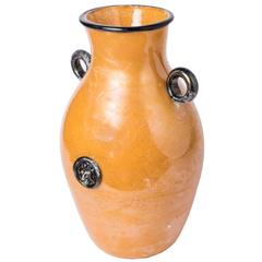 Murano Glass Vase by Alessandro Barbaro