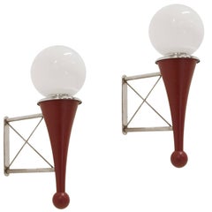 Pair of Eminent Mid-Century Wall Lights, Anonymous, 1950s