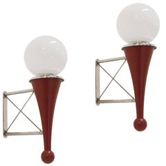 Pair of Eminent Mid-Century Wall Lights, Anonymous, 1950s 5