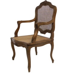 French Louis XV Style Fauteuil Armchair