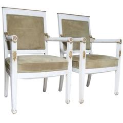 Pair of Directoire Armchairs 7